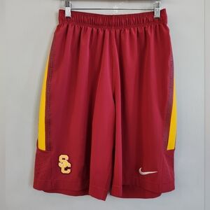 Nike Team USC Trojans Basketball Shorts Performance Vented Men's Size Small